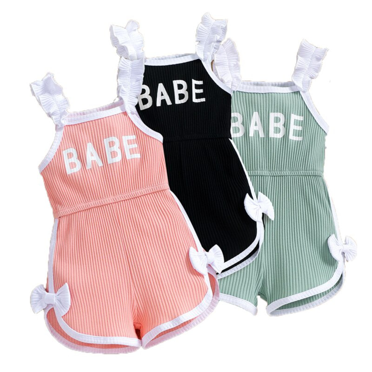 Summer Baby Girl Sling Romper Bodysuit-Children Cloth Shop
