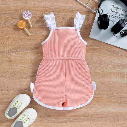 Summer Baby Girl Sling Romper Bodysuit-Children Cloth Shop