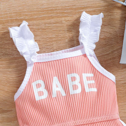 Summer Baby Girl Sling Romper Bodysuit-Children Cloth Shop