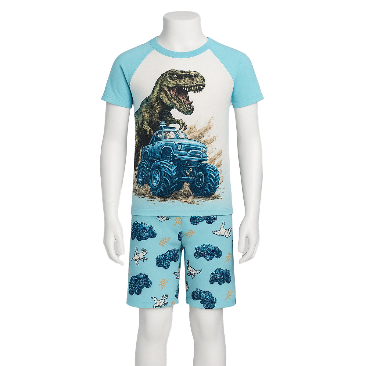 Two Piece Short Sleeve Graphic Pajama Set