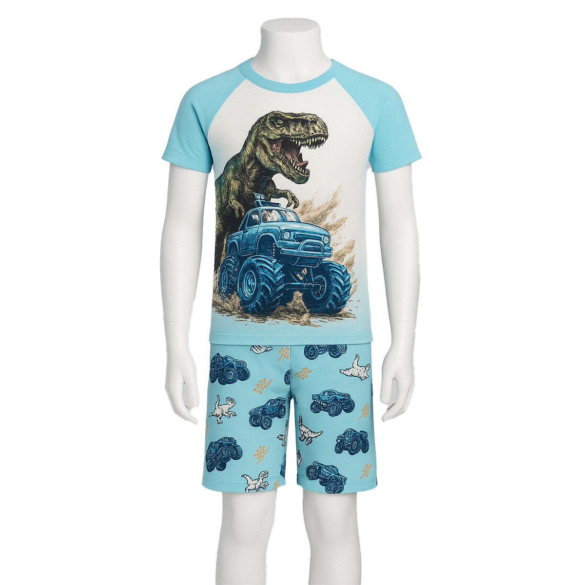 Two Piece Short Sleeve Graphic Pajama Set