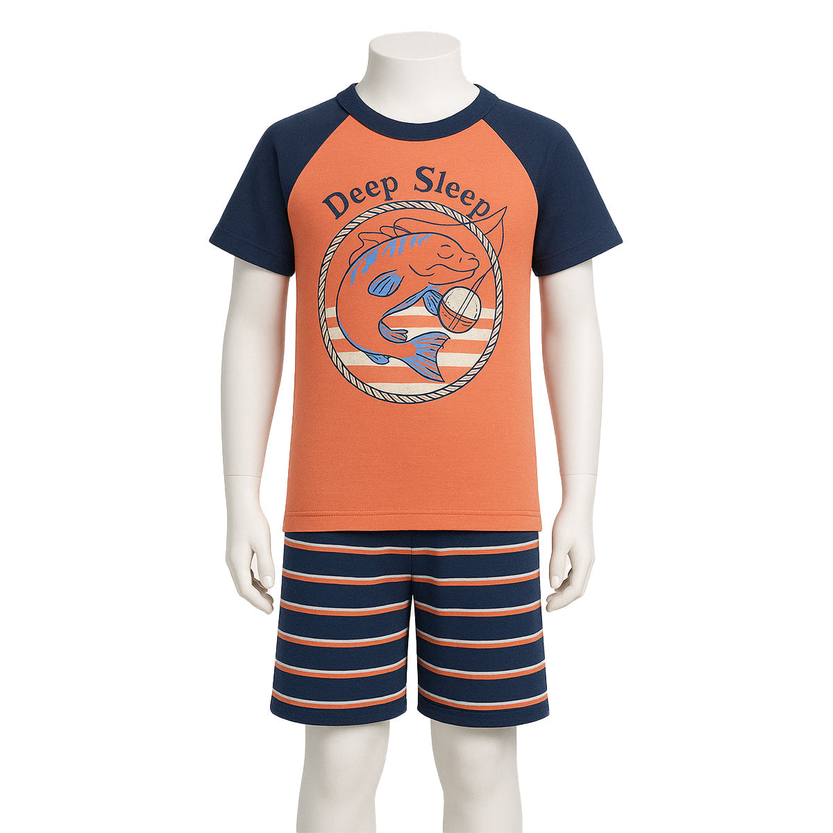 Two Piece Short Sleeve Graphic Pajama Set