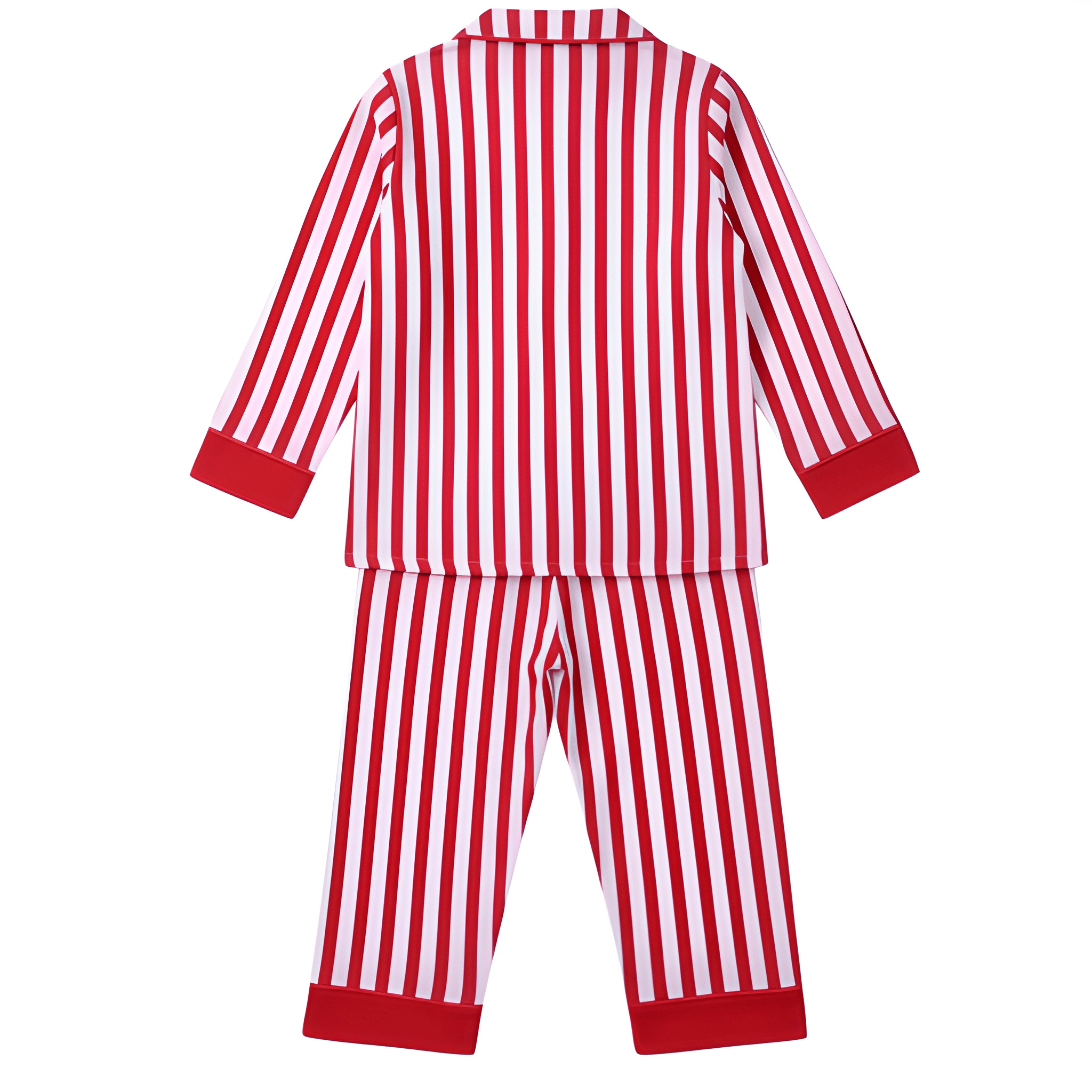 Kids Striped Christmas Pajama Set Cotton 2 Piece Outfit
