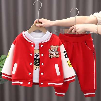 The Children's Varsity Jacket Set-Children Cloth Shop