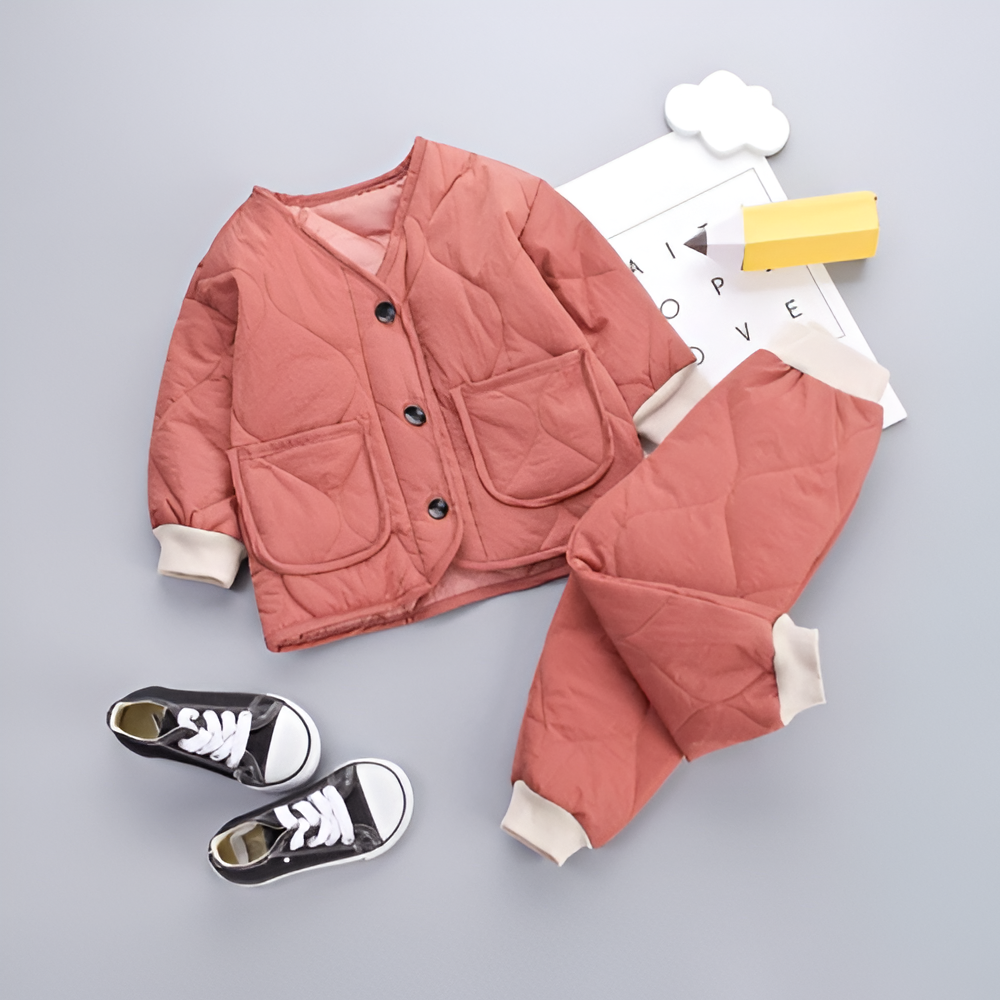 The Velvet Winter Children's Suit-Children Cloth Shop