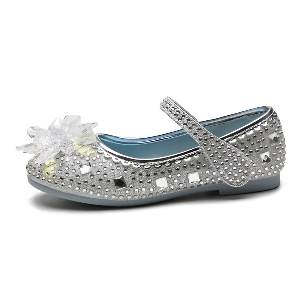 Crystal Sequins Party Performance Dance Shoes-Children Cloth Shop