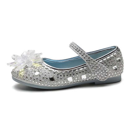 Crystal Sequins Party Performance Dance Shoes-Children Cloth Shop