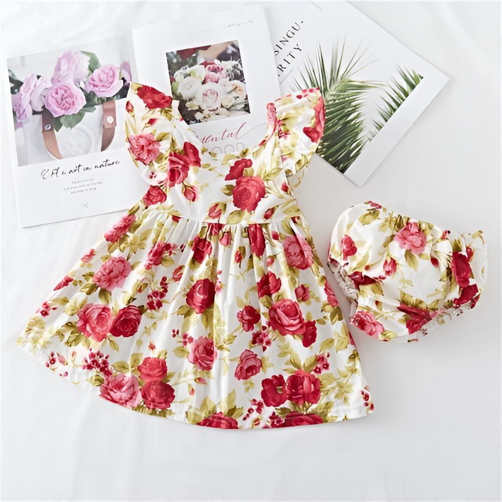The Floral Summer Dress-Children Cloth Shop