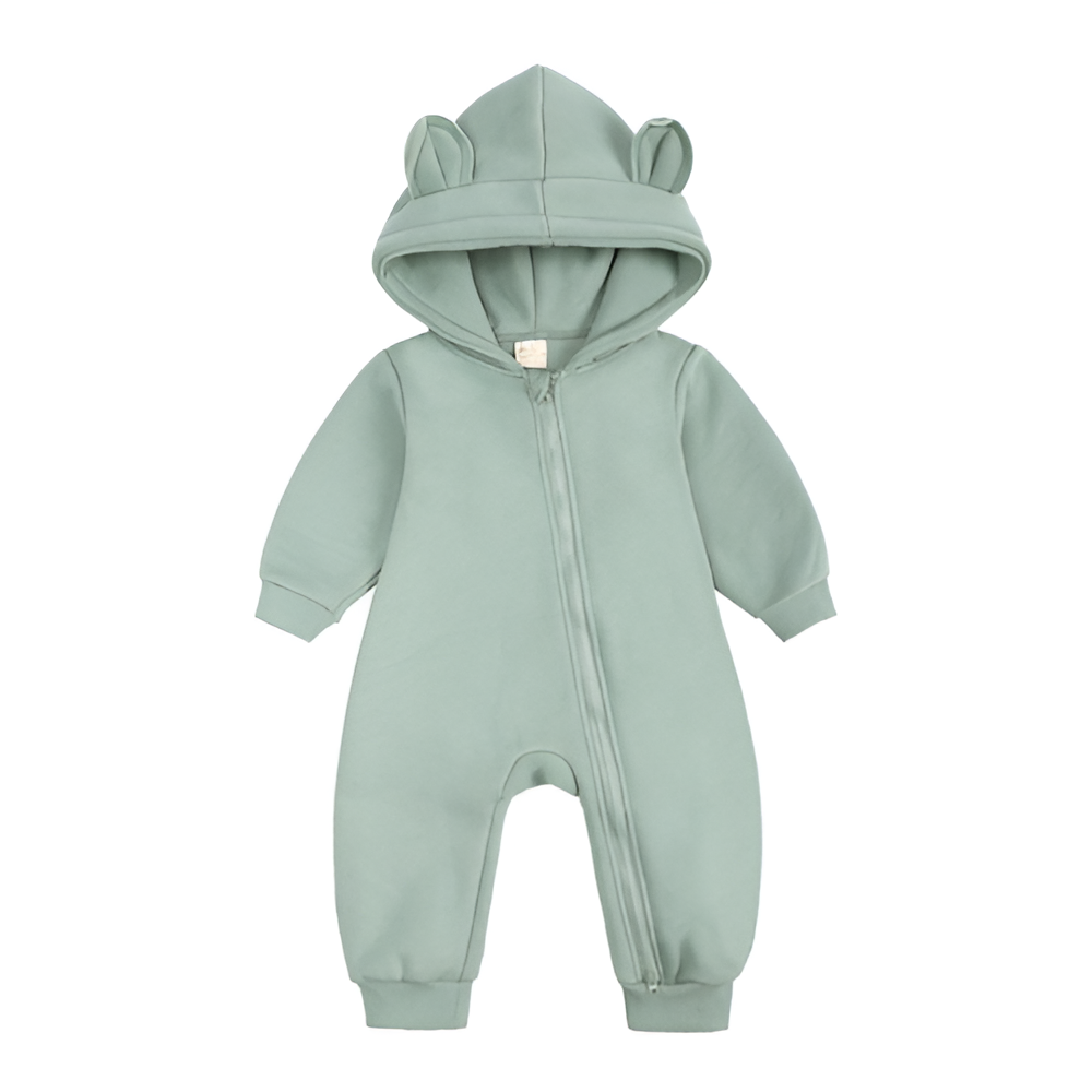 Baby Zipper Romper With Cartoon Ear-Children Cloth Shop