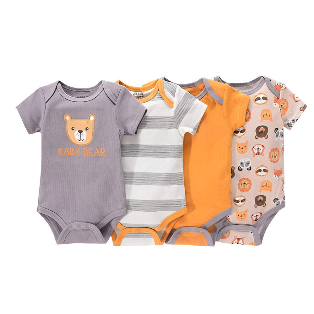 Newborn Baby Boy Short Sleeve Jumpsuit-Children Cloth Shop