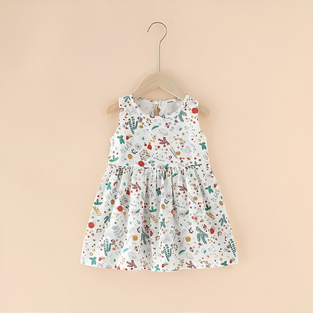 Girls Summer Sleeveless Dresses-Children Cloth Shop