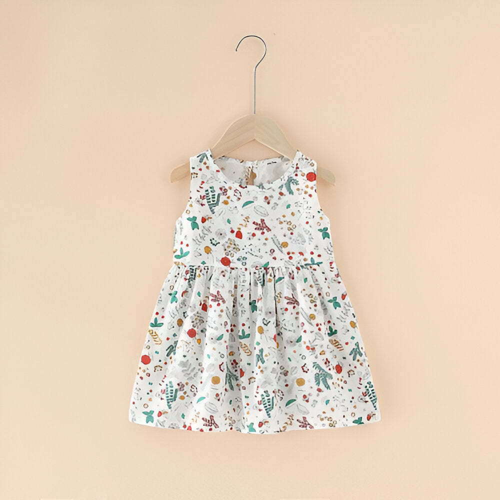 Girls Summer Sleeveless Dresses-Children Cloth Shop