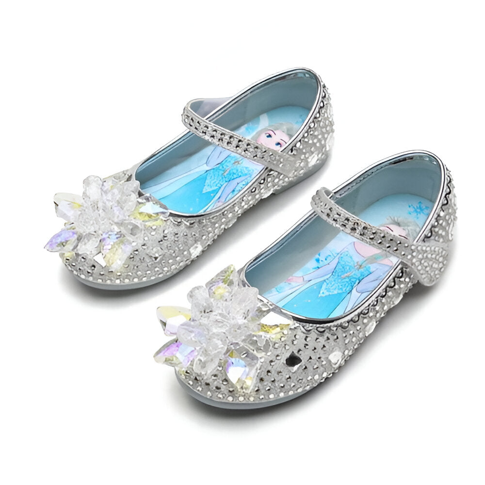 Crystal Sequins Party Performance Dance Shoes-Children Cloth Shop