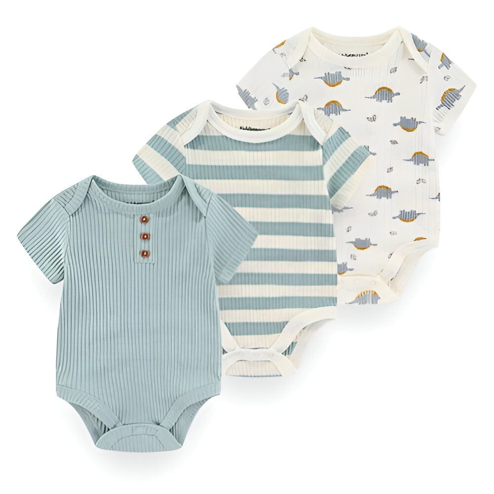 100% Cotton Baby Boy Bodysuits-Children Cloth Shop