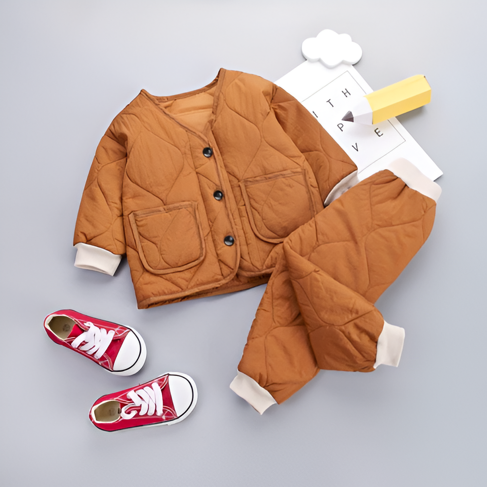 The Velvet Winter Children's Suit-Children Cloth Shop
