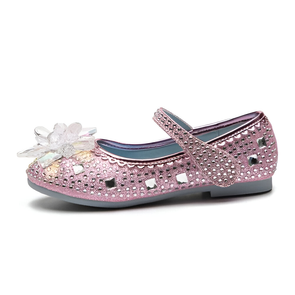 Crystal Sequins Party Performance Dance Shoes-Children Cloth Shop