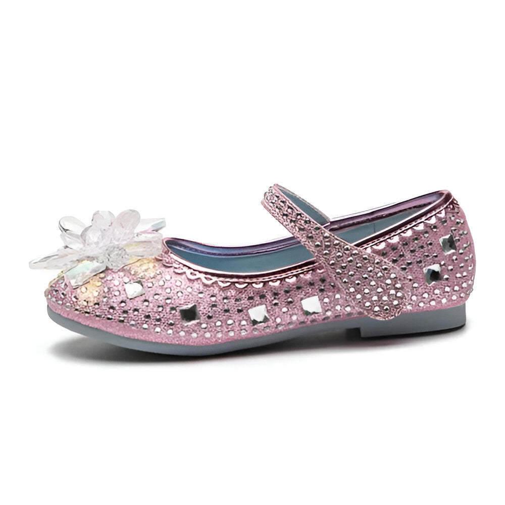 Crystal Sequins Party Performance Dance Shoes-Children Cloth Shop