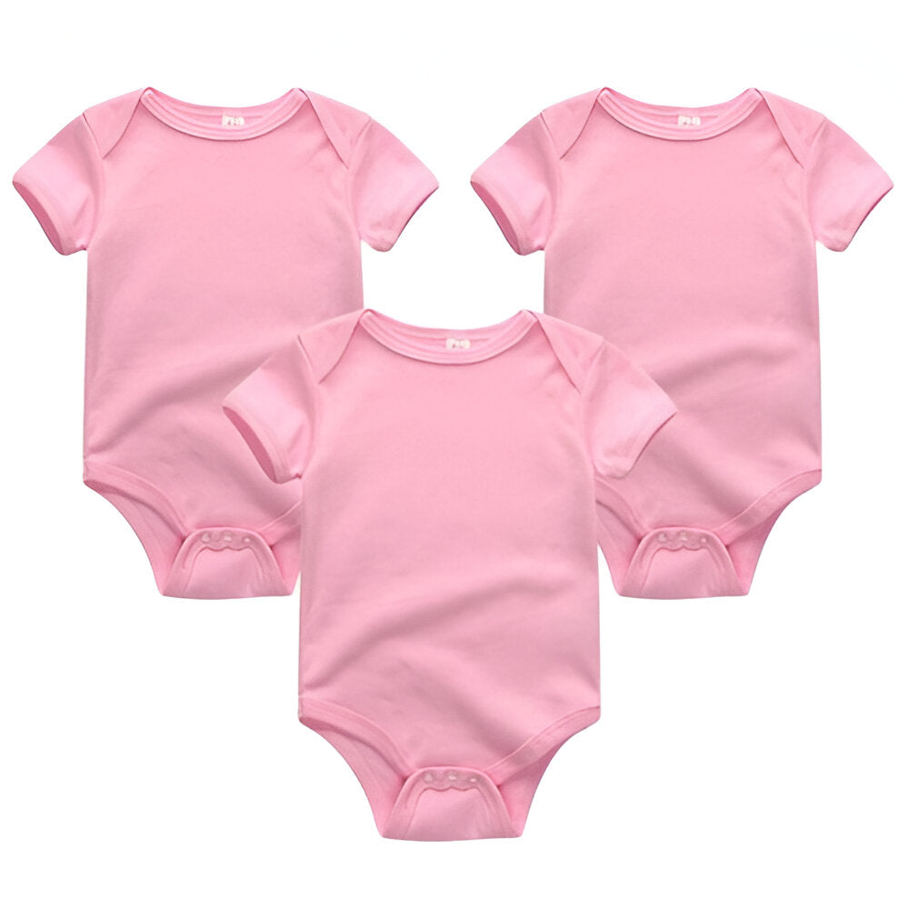 3Pcs Cotton Unisex Baby Rompers Set-Children Cloth Shop