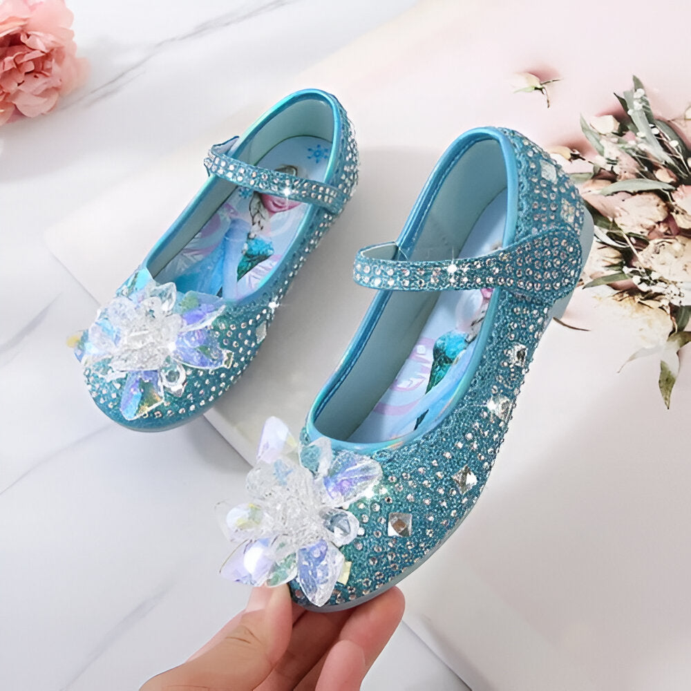 Crystal Sequins Party Performance Dance Shoes-Children Cloth Shop