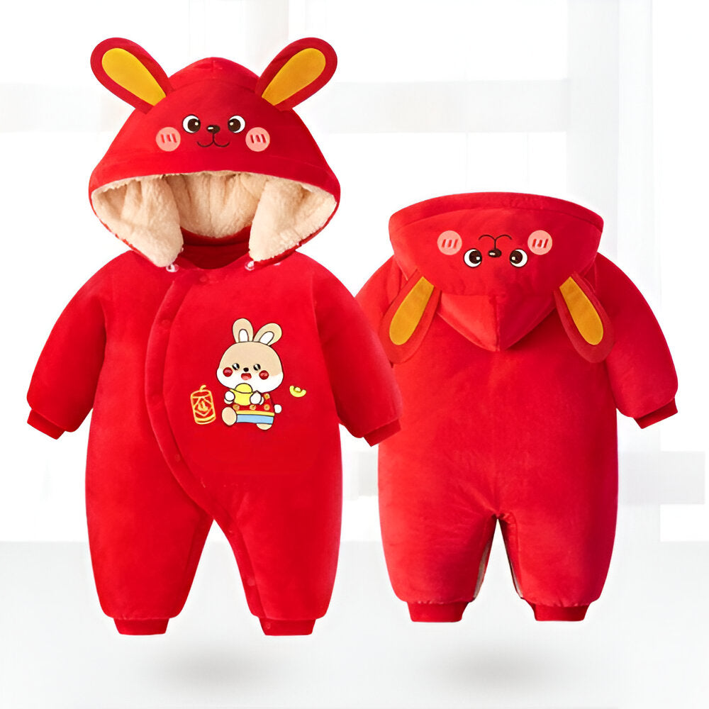 Winter Baby Girl Boy Thickened Romper-Children Cloth Shop