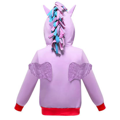 Girls Rainbow Pony Coat-Children Cloth Shop