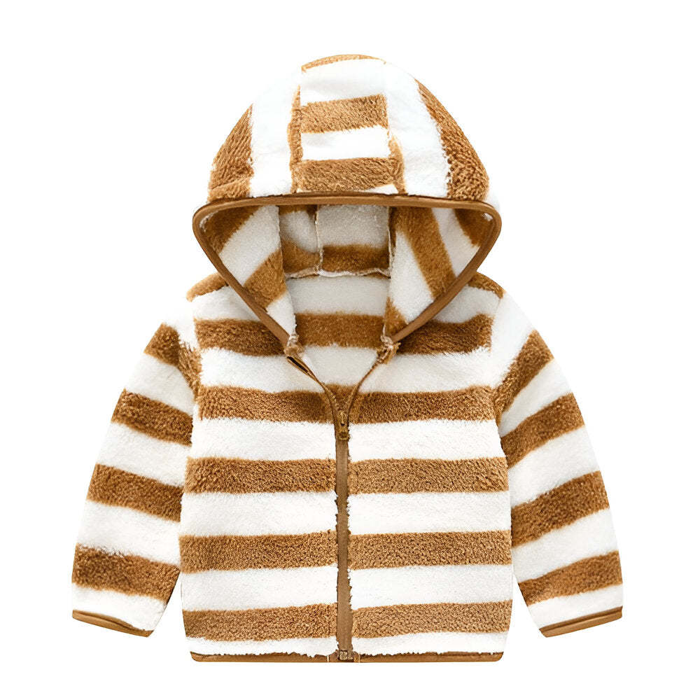 Durable Strips Hoodie For Children-Children Cloth Shop