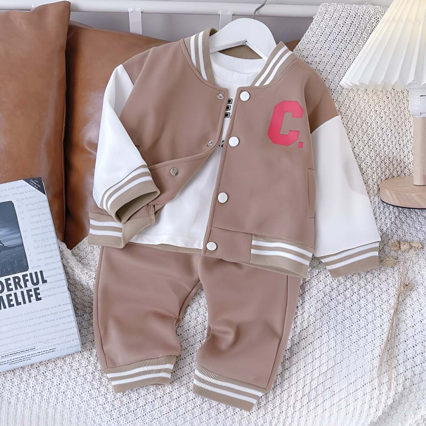 The Children's Varsity Jacket Set-Children Cloth Shop