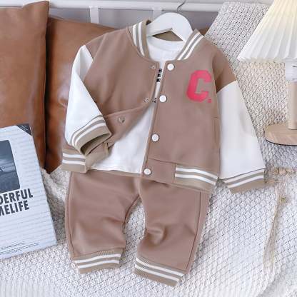 The Children's Varsity Jacket Set-Children Cloth Shop