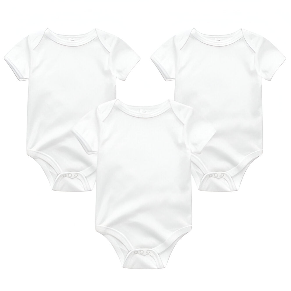 3Pcs Cotton Unisex Baby Rompers Set-Children Cloth Shop