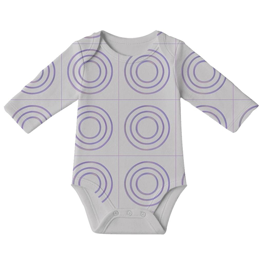 Broad Ring Rhythm unique printed baby bodysuits