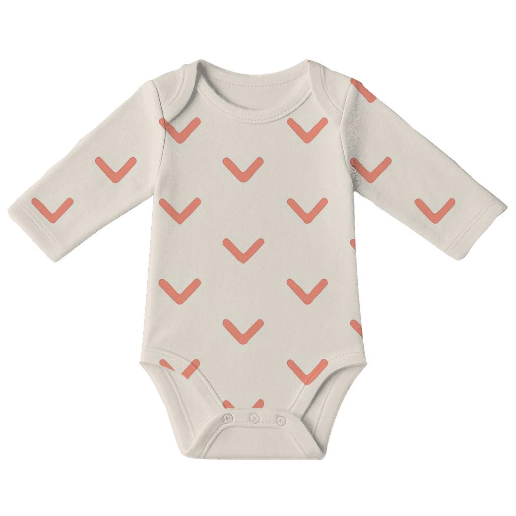 Chevron Microstep custom baby bodysuits