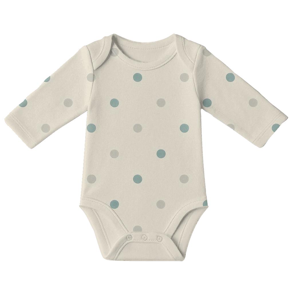 Quiet Dot Field sleeveless baby bodysuits