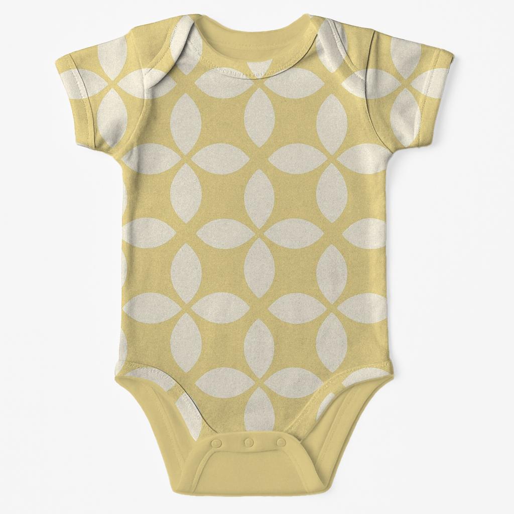 Petal Module Lattice baby bodysuits for newborns