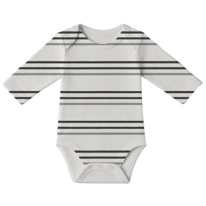 Quiet Pulsar Stripes custom baby bodysuits