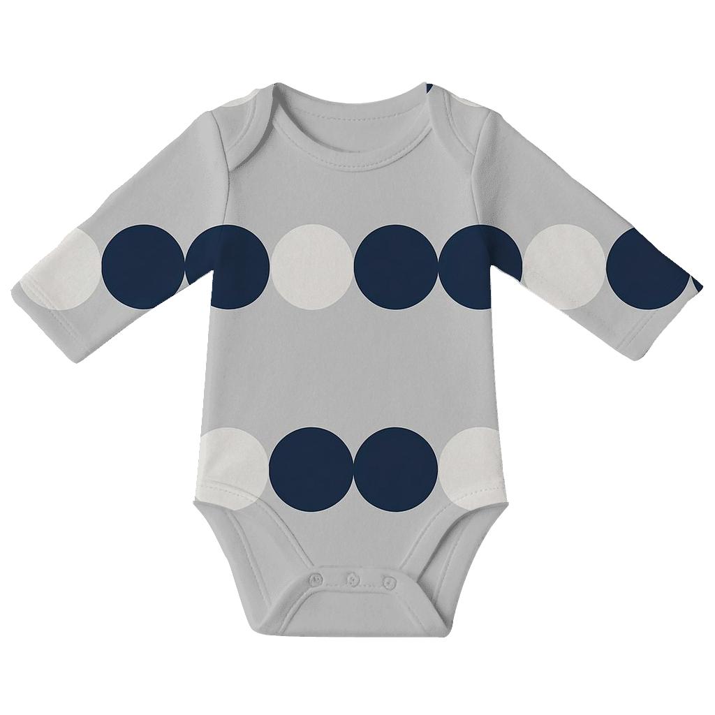 Minimal Ring Chain organic baby bodysuits