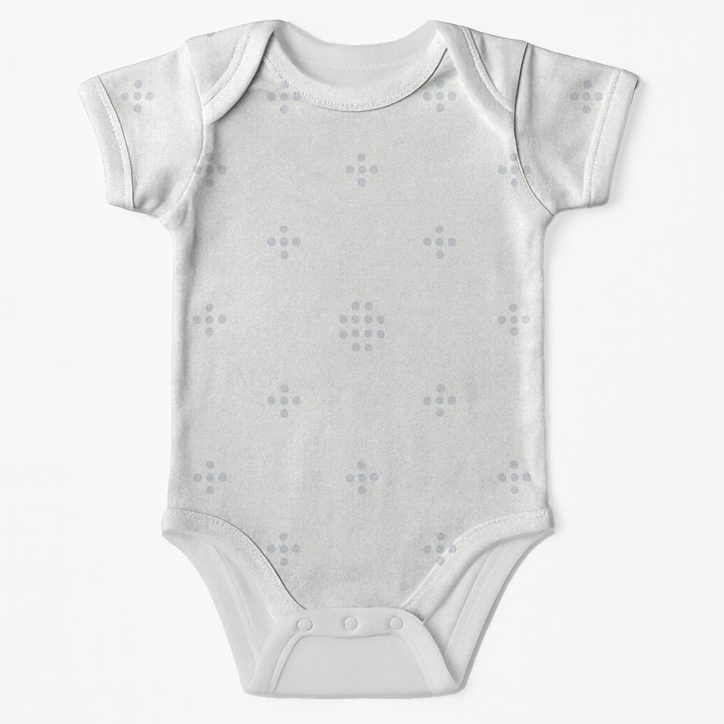 Cloudlet Dot Clusters custom baby bodysuits