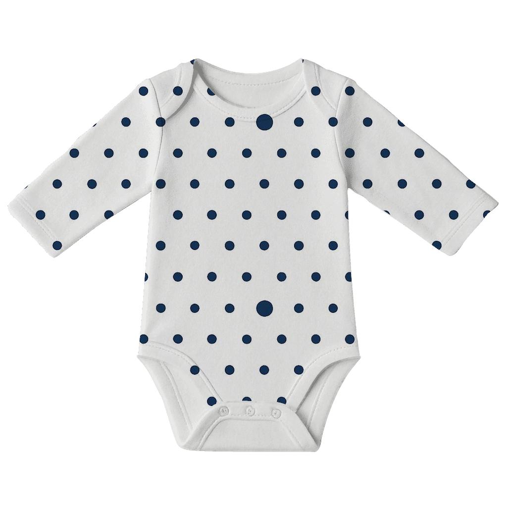 Orbiting Dot Lattice sleeveless baby bodysuits
