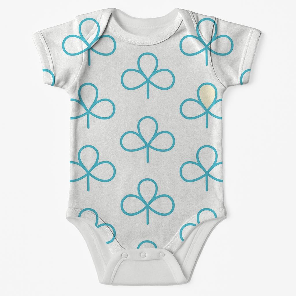 Triad Petal Modules soft cotton baby bodysuits