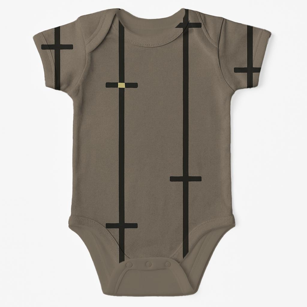 Cosmic Ladder Stripes baby bodysuits for newborns