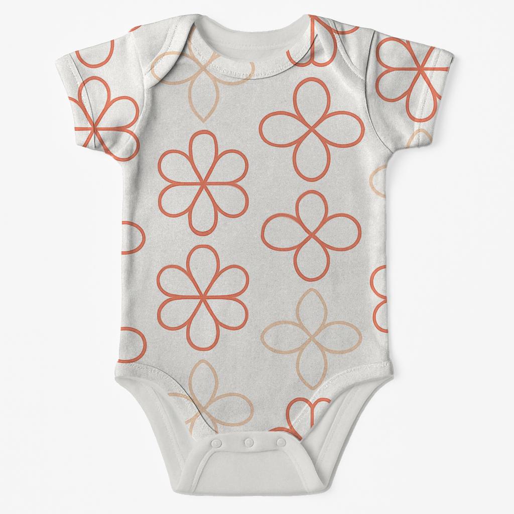 Petal Loop Modules baby bodysuits for newborns