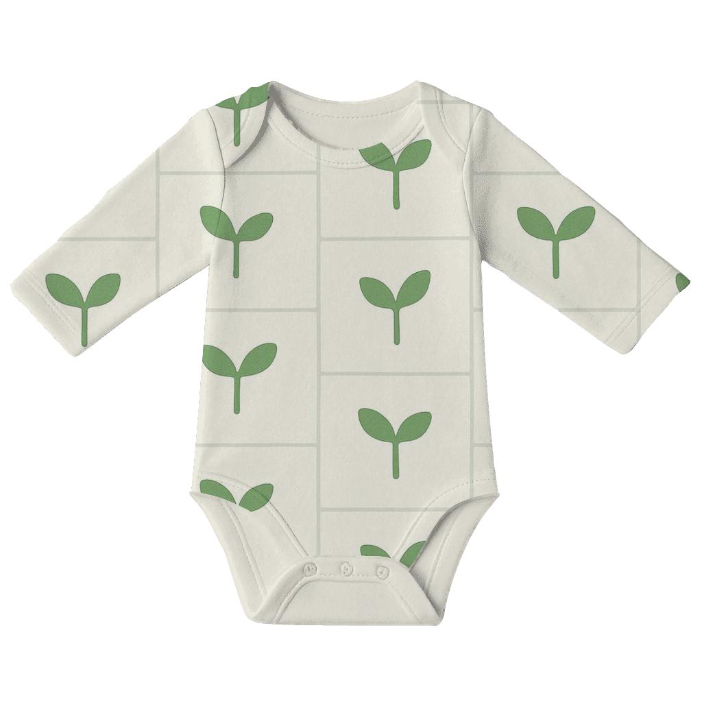 Sapling Tile Quilt baby bodysuits for newborns