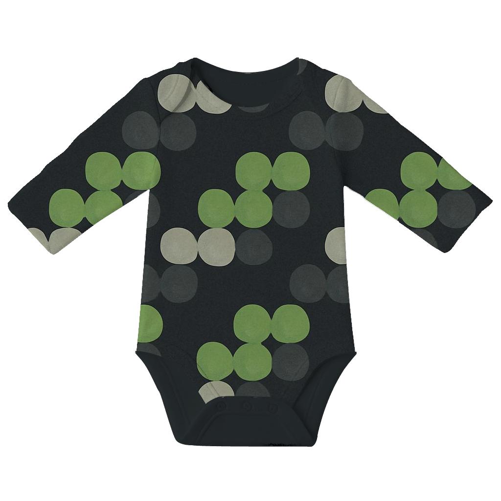 Moss Patch Steps organic baby bodysuits