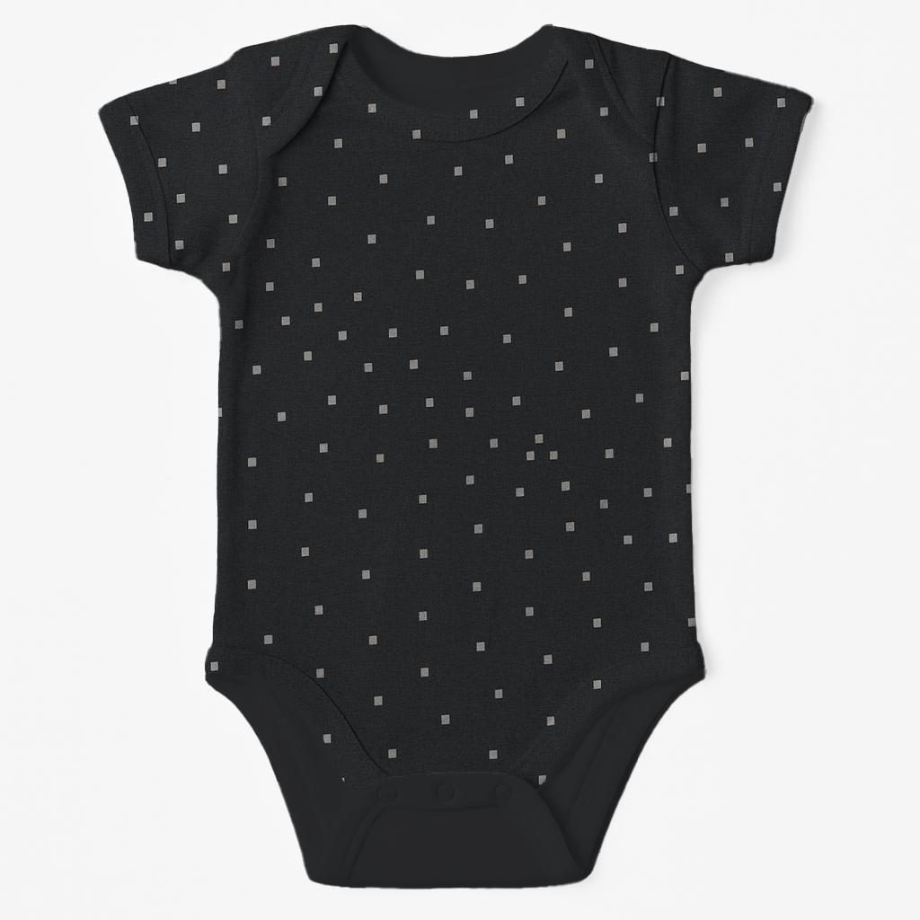 Stardust Pixel Drift baby bodysuits for newborns
