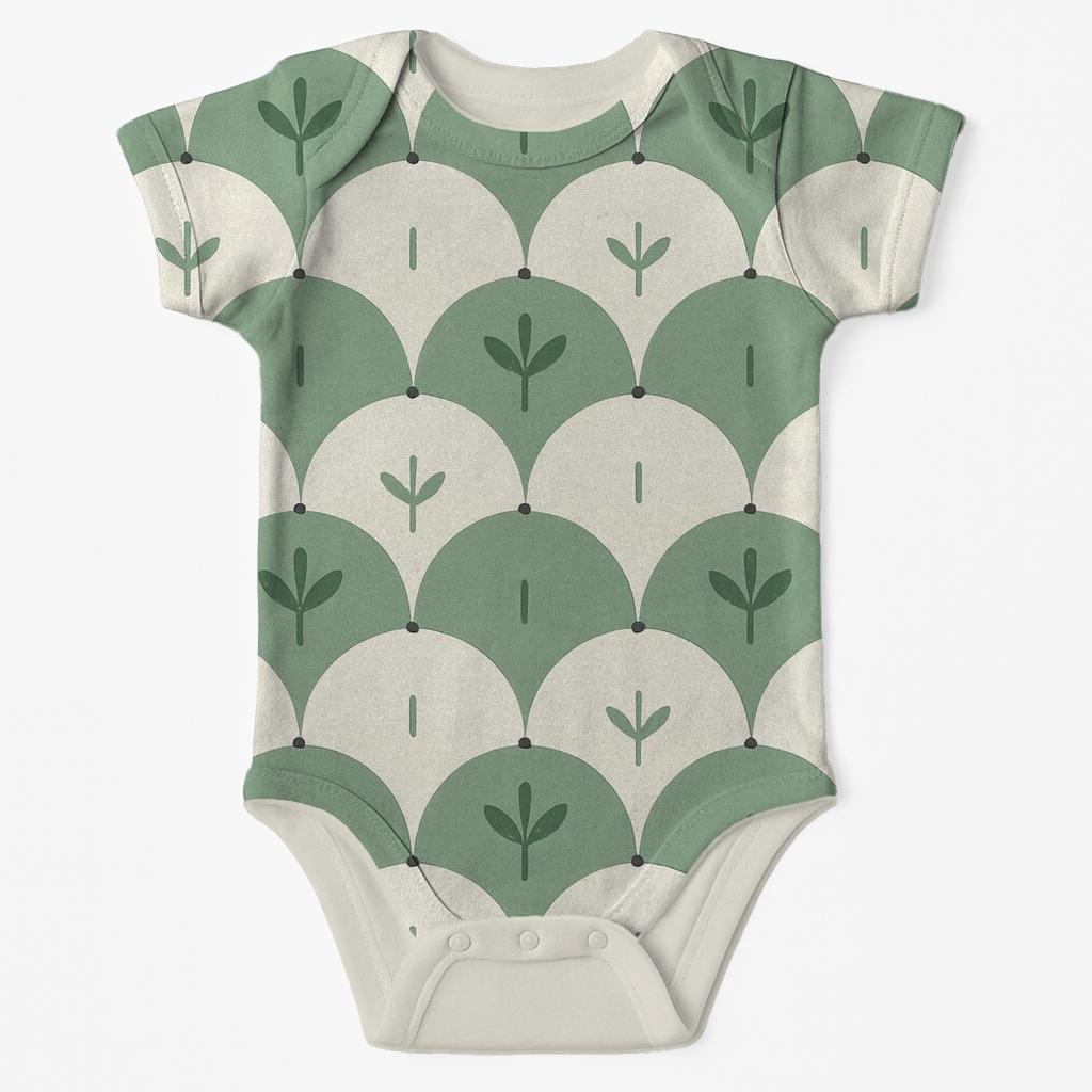Canopy Tile Drift soft cotton baby bodysuits
