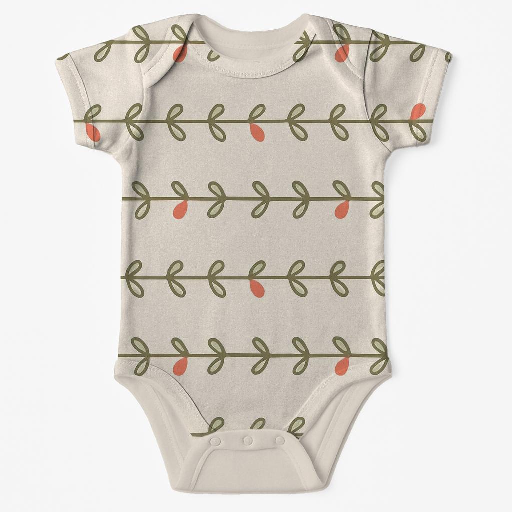 Looped Vine Ladder Repeat personalized infant bodysuits