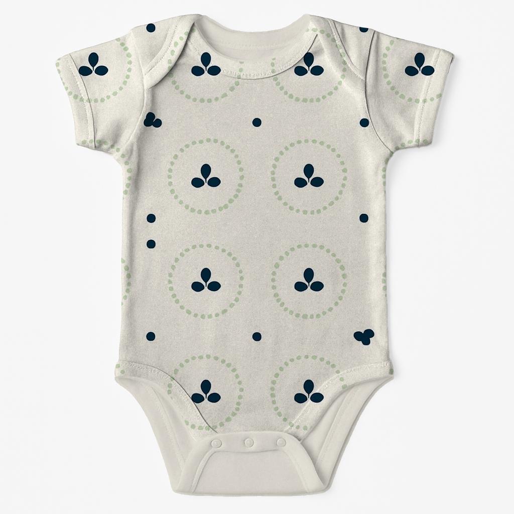 Canopy Dot Ring Modules soft cotton baby bodysuits
