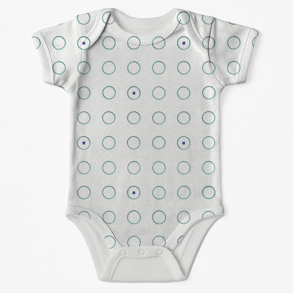 Ringlet Grid Pulse kimono style baby bodysuits