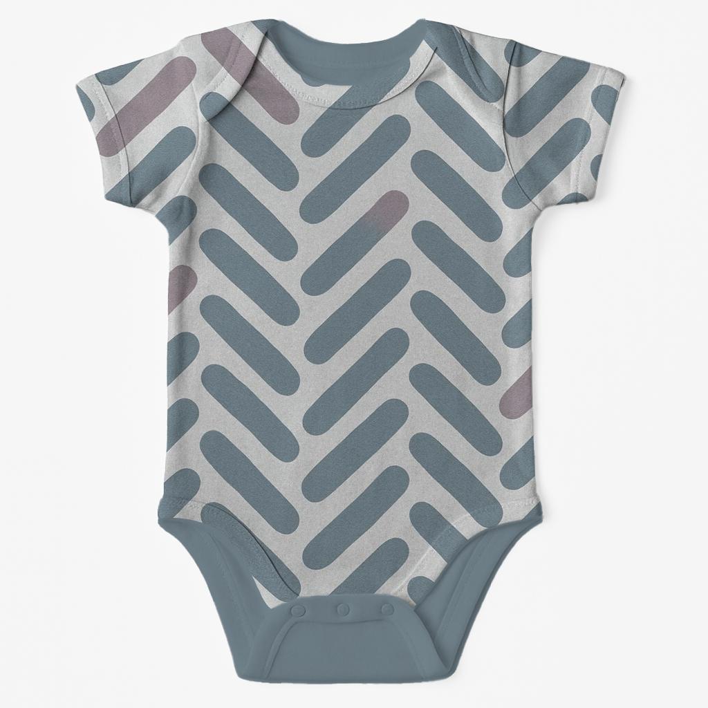Feathered Herring Sketch personalized infant bodysuits