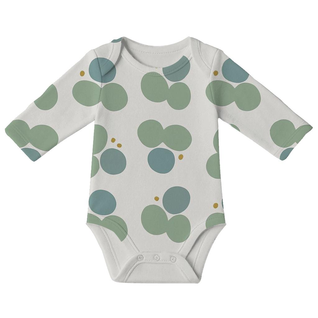 Canopy Pebble Cluster Repeat sleeveless baby bodysuits