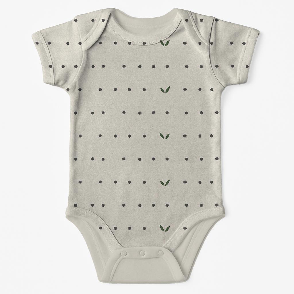 Seed Scatter Meter sleeveless baby bodysuits